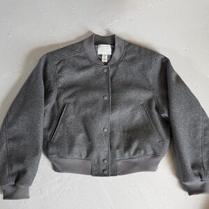 Gray Women's Bomber Jacket